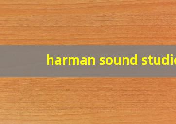 harman sound studio